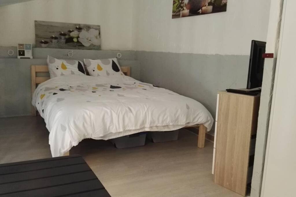 Studio Mezzanine En Residence Avec Piscine Au Village Le Barcarès Exteriör bild