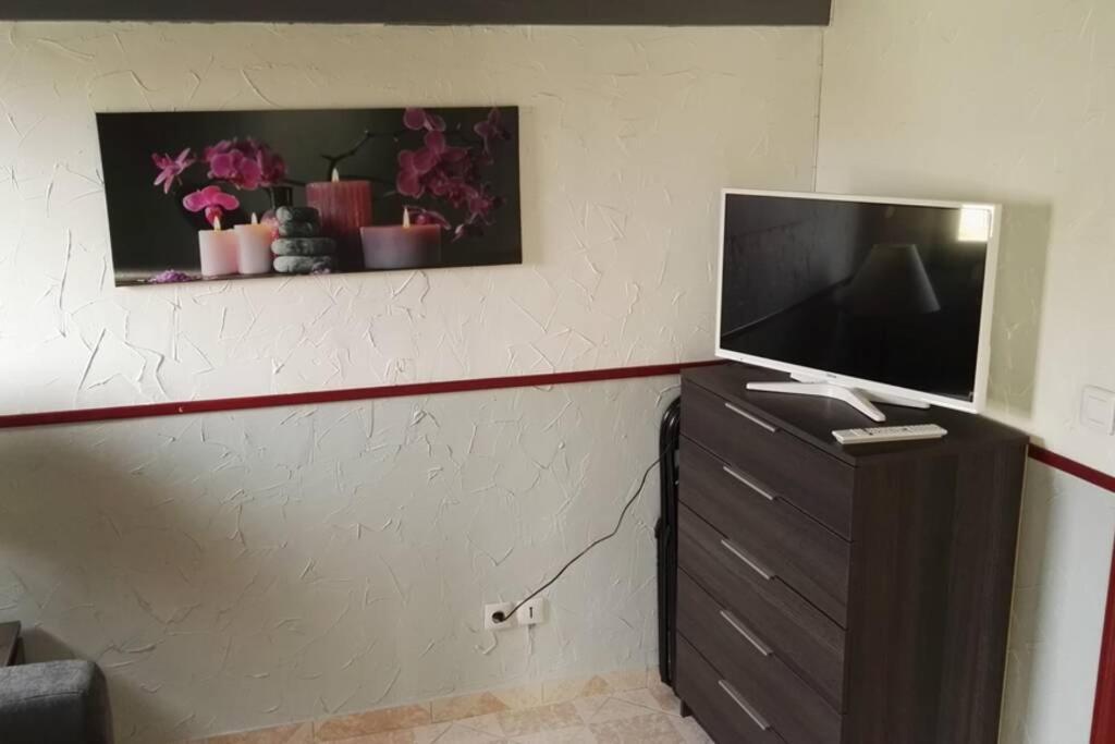 Studio Mezzanine En Residence Avec Piscine Au Village Le Barcarès Exteriör bild